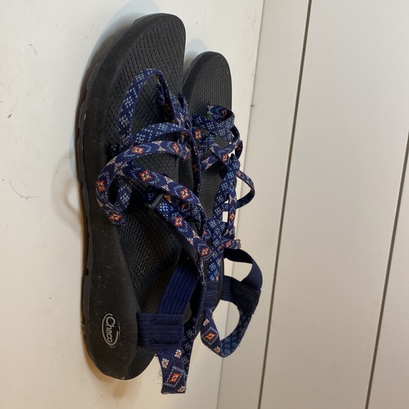 Size 10 blue Chacos - Picture 4 of 5